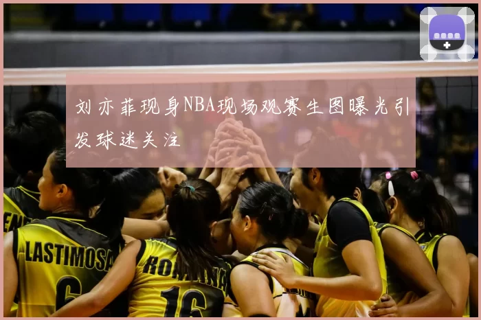 刘亦菲现身NBA现场观赛生图曝光引发球迷关注